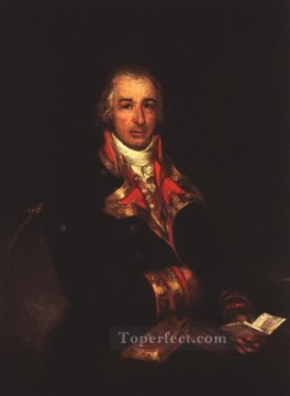 Portrait of Don Jose Queralto Romantic modern Francisco Goya Oil Paintings